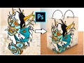 How To Add Art Onto 3D Perspectives Photoshop 2020 Tutorial