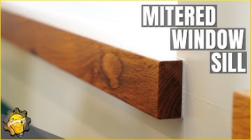 EASY & SEAMLESS Mitered Window Sill  (and the Mighty Tape Clamp)