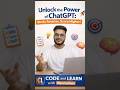 “Unlock the Power of ChatGPT: Study Smarter, Score Higher!” 🚀#trending #shorts #success #viralvideo