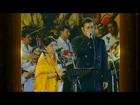 Kora Kagaz Tha Ye Man Mera  Lata Mangeshkar Live With Sudesh Bhosle Queen In Concert 1997