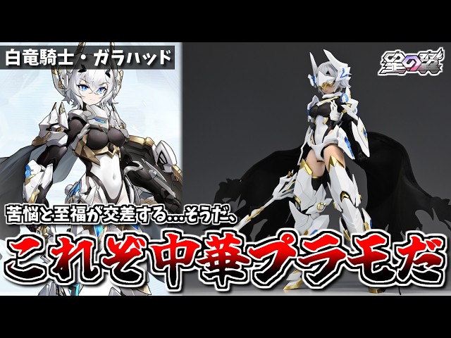 m*e様 黒騎士 & 白騎士 DCIプロモ セット 積みプラ】初心者○しの神プラモ！中華キット「白竜騎士・ガラハッド