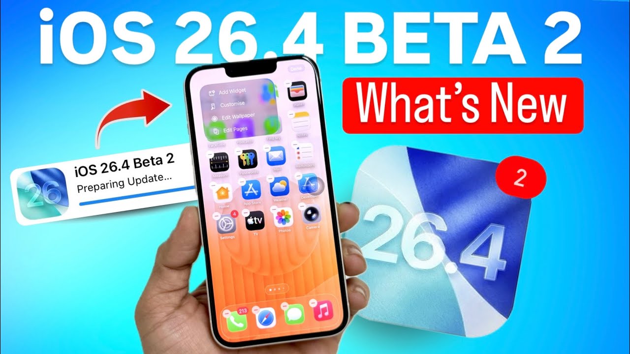 iOS 26.4 Beta 2 Released – 6 HUGE New Features You Must See! 🔥📱