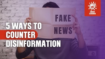 5 Ways to counter disinformation