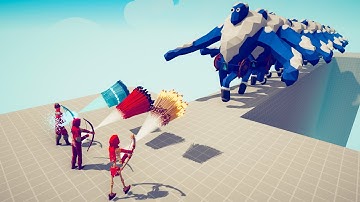 3x ARCHER GOD vs ARMY OF UNITS | TABS - Totally Accurate Battle Simulator