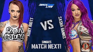 WWE 2K19 Universe Mode - SDL - Ruby Riott v Sasha Banks - Nikki gets in one final attack before CoC