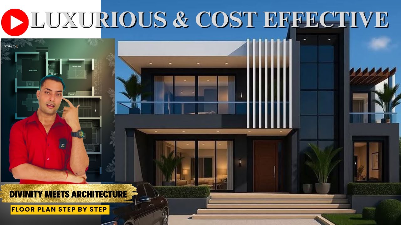 Luxurious Yet Cost-Effective Contemporary Floor Plan | Smart Design by Concept Guru