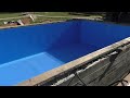 Строительство бассейна из полипропилена размерами 6*3,75*1,5 м.