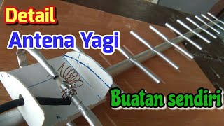 Detail Antena Yagi Buatan sendiri.. Detail Antena Yagi Buatan sendiri..