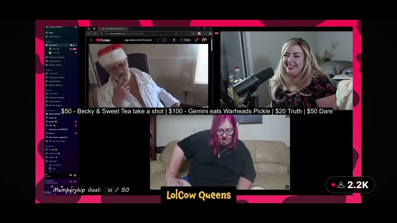 Tina and Becky react to an old AGP video