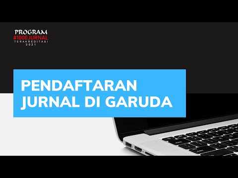 Pendaftaran Jurnal di Garuda