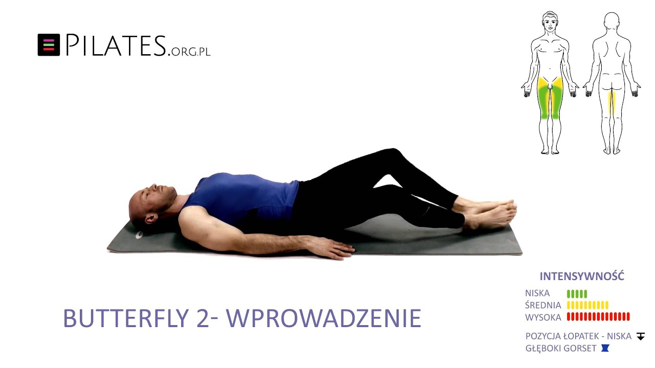 Pilates Zestawy Ćwiczeń Pilates Butterfly wprowadzenie Pilates po