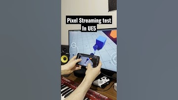pixel streaming test in UE5 (Unreal Engine 5 remote control in Android) #unrealengine #ue5 #UE #UE4