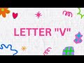 ALPHABETS AND PHONICS | LETTER V VOCABULARY | ENGLISH LANGUAGE
