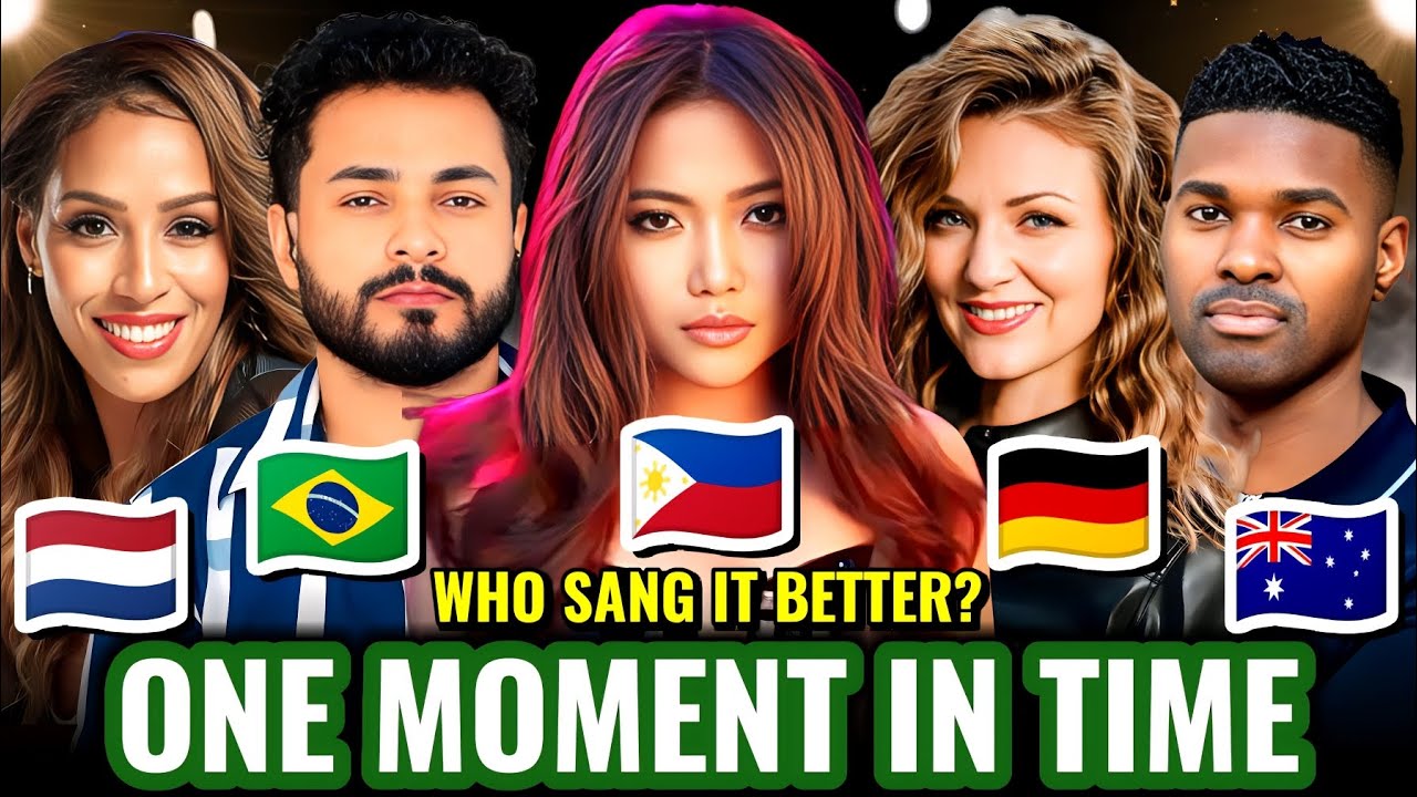 ONE MOMENT IN TIME - Charice 🇵🇭, Gabriel Henrique 🇧🇷, Glennis  🇳🇱, Ella 🇩🇪, Johnny 🇦🇺 & Piet 🇦🇹