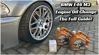 BMW e46 M3 Engine Oil Change - The full guide in 4K with torque settings and video chapters