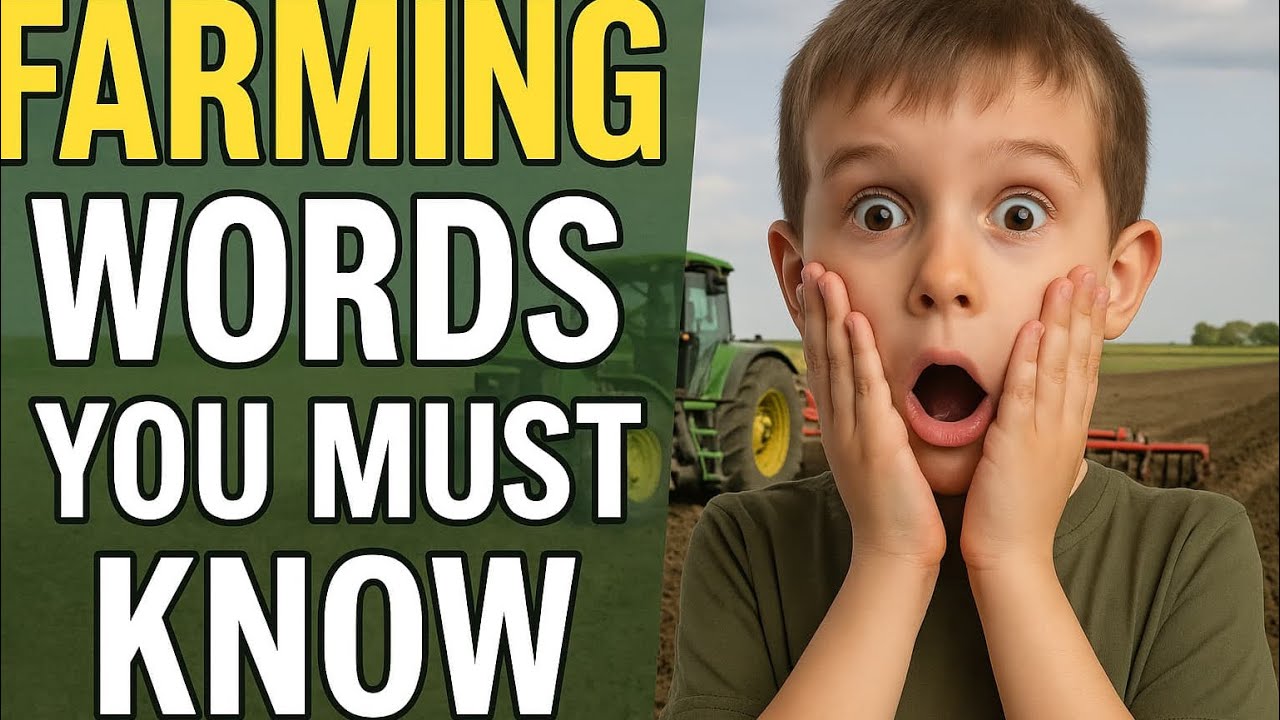 Farming words you must know - YouTube