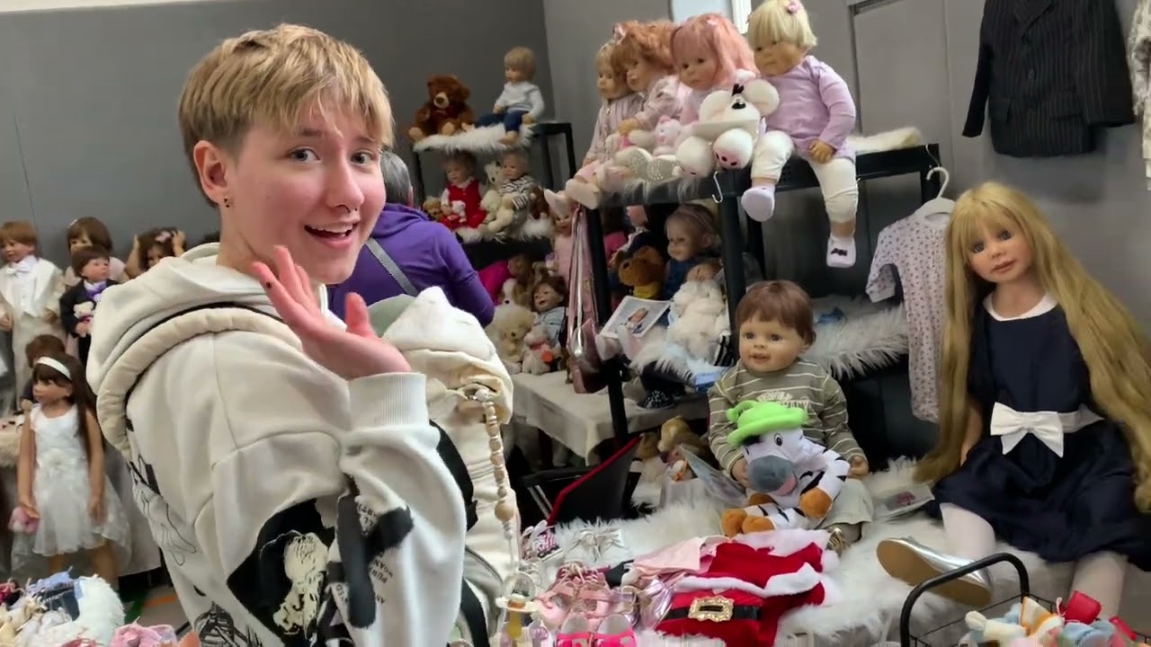 Puppenmesse Eschwege 2023 Rundgang (Teil 2/2) [Reborn Baby Deutsch]