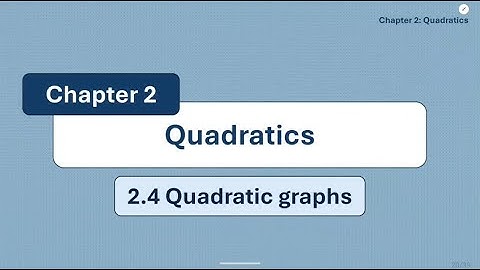 Quadratic Graphs Explained | Find Turning Points & Intercepts | Edexcel Pure Maths AS/A Level | P1