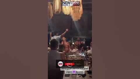 Gupse Özay, doğum gününde eşi Barış Arduç ile karşılıklı göbek atarak eğlendi