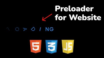 Анимированный Preloader для сайта — HTML, CSS, JS (jQuery)