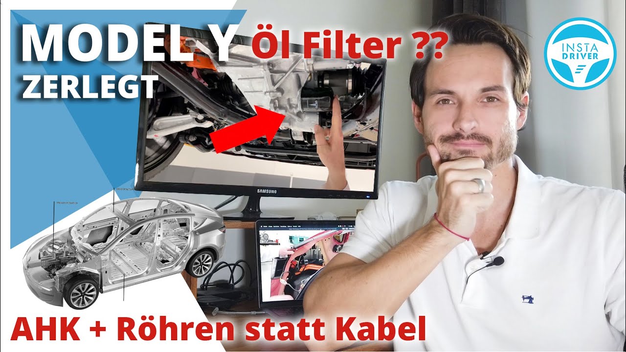 TESLA MODEL Y - Öl Filter, Röhren statt Kabel und die AHK - Experte