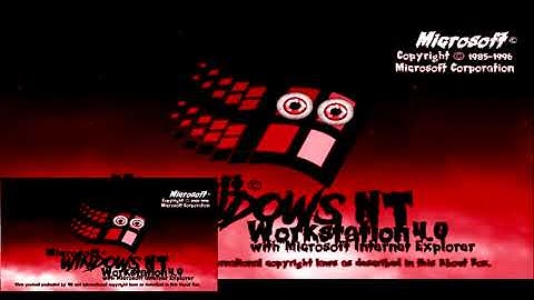 Windows NT 4.0 Logo Horror Remake But It