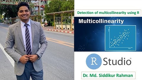 Detection of multicollinearity problem using R