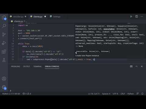 Como H4CKE4R otra PC con Python | Backdoor/virus/exploit con Python. #2 Cliente-Probando el programa