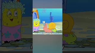 Patrick dressed up as a snail just to be SpongeBob's pet.#spongebob #anime