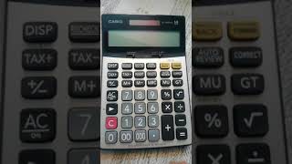 How to turn off casio calculator DJ-240D plus screenshot 5