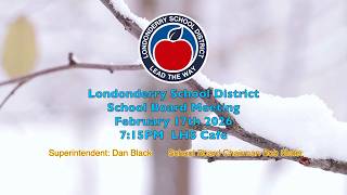 School Board Meeting 2-17-26