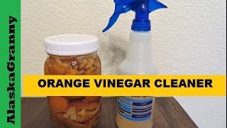 Make Orange Peel Vinegar Cleaner Recipe DIY Citrus Cleaner Step By Step Directions