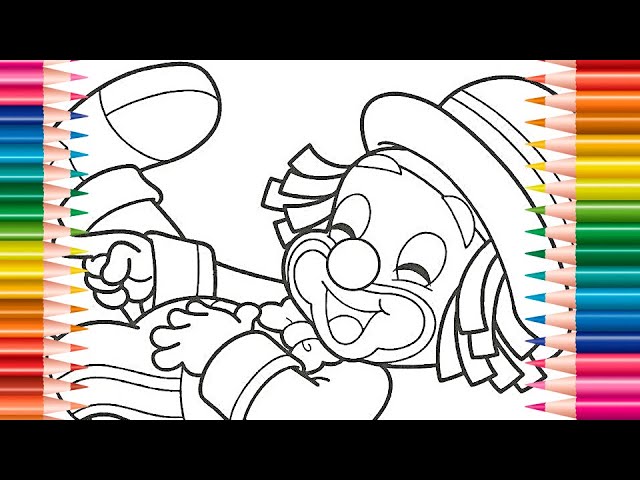 COLORINDO O PATATI PATATÁ RAPOSO RAPAZ DESENHO INFANTIL