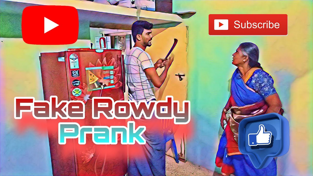 Fake Rowdy Prank😨| Prank On Mom😆|Savaal Tamizha😛