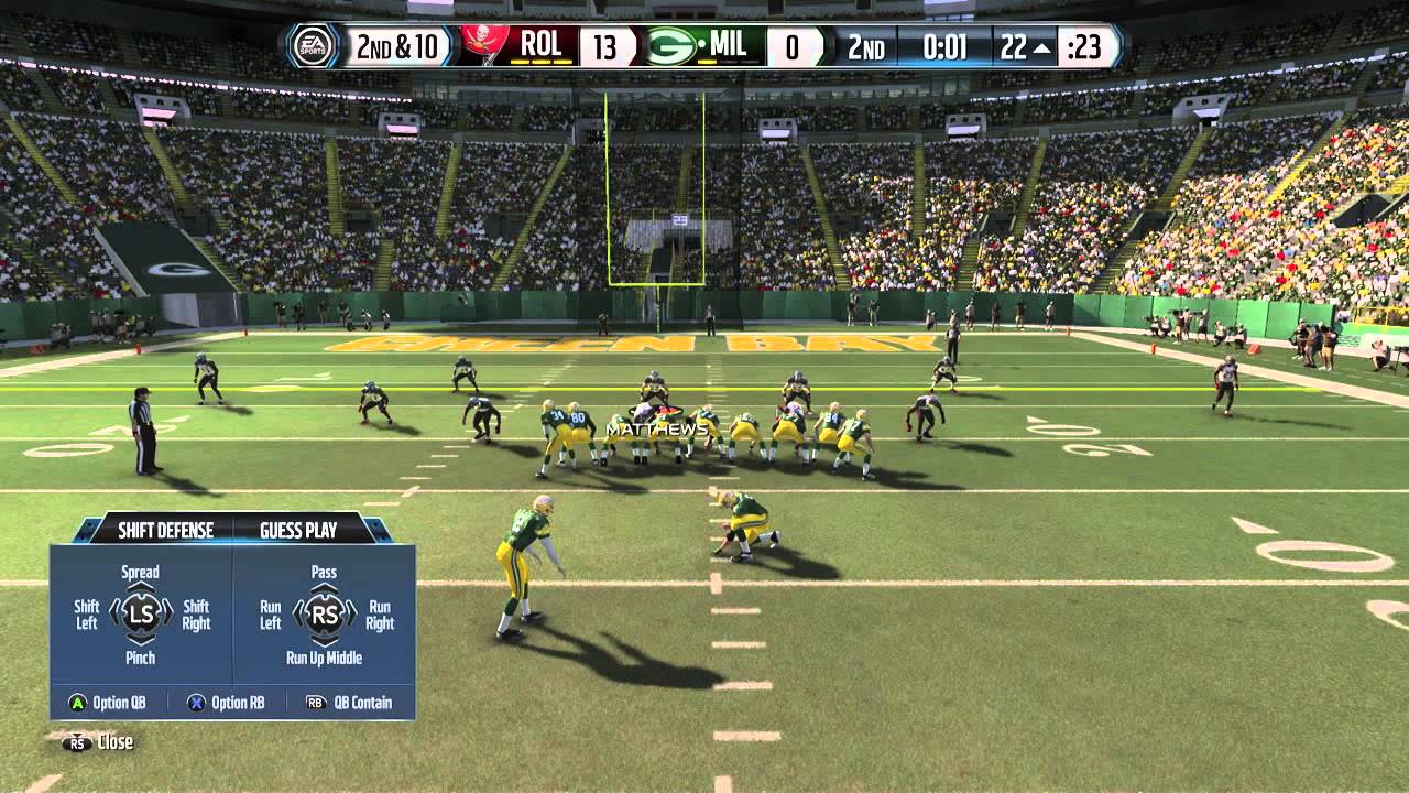 MUT 15 Another Great Game and How to Stop PA End Around