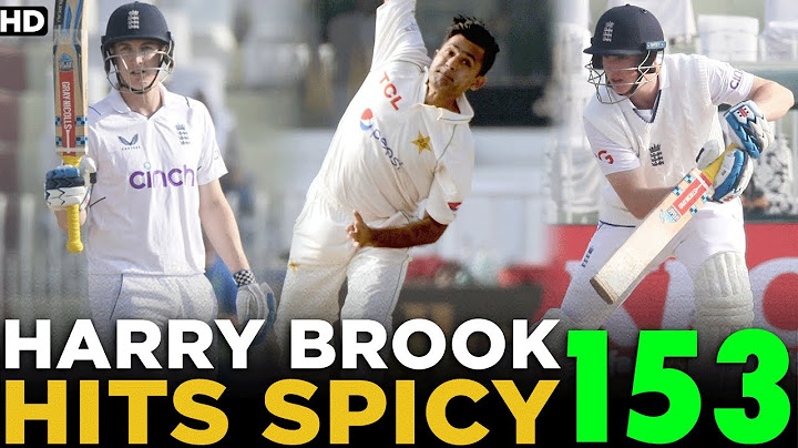 Harry Brook Hits Spicy 153 | Pakistan vs England | 1st Test Day 2 | PCB | MY2L