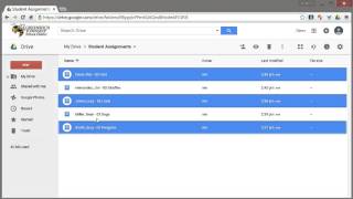 Google Drive: Print a batch of files