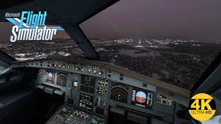 A320neo Snowstorm Landing in Moscow | Microsoft Flight Simulator  - 4K Ultra Graphics / RTX 3060ti screenshot 4
