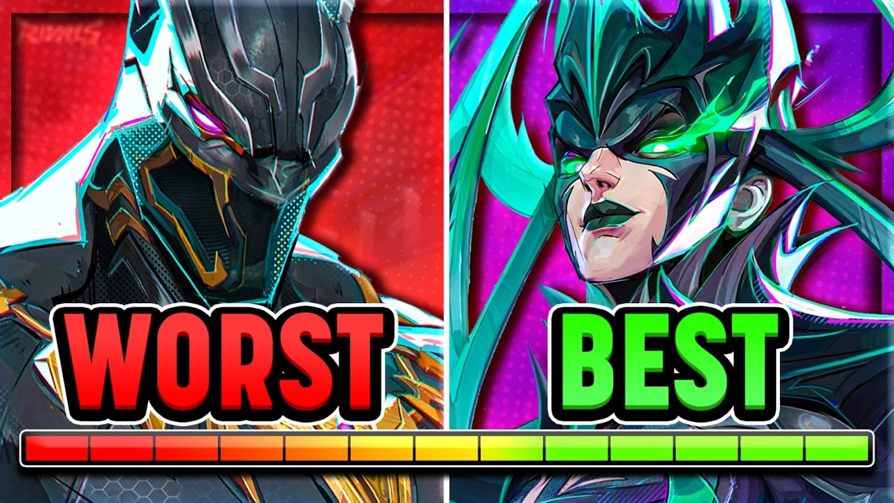 Ranking WORST to BEST CARRY HEROES in Marvel Rivals