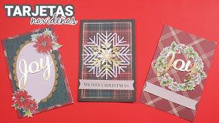 TARJETAS NAVIDEÑAS 🎄💌 Scrapbook Card Making Ideas ❤️