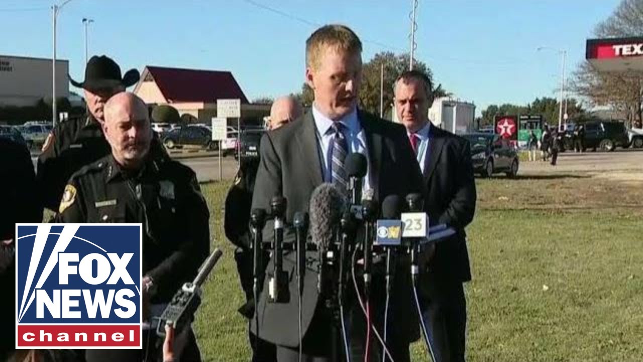 Texas police update on deadly Texas church shooting
