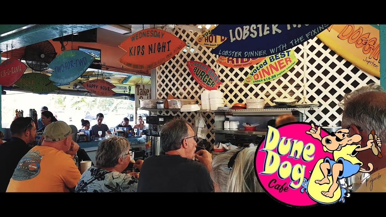 Dune Dog Cafe Pretty cool place in Florida, Jupiter YouTube