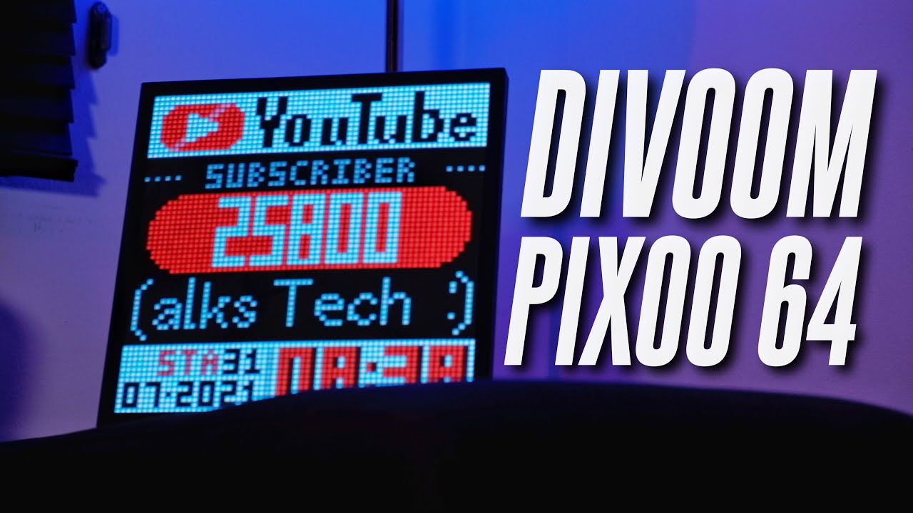 Divoom's new 64x64 Pixel Art Display! Divoom Pixoo 64 In-Depth Review! 