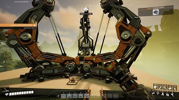 Satisfactory space elevator animation (game version update 8)