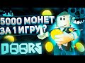 СКОЛЬКО МОНЕТ МОЖНО СОБРАТЬ ЗА ОДНУ ИГРУ В ДОРС РОБЛОКС? | Doors Roblox