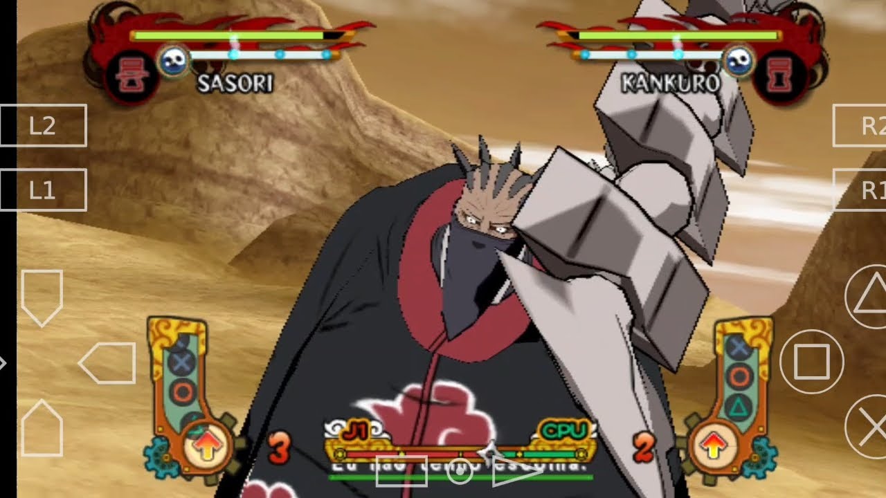 Sasori contra Kankuro [insano] luta de marionetes! 