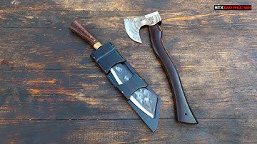 DAO PHÚC SEN, CẶP DAO PARANG VÀ RÌU CỰC CHẤT_HÀNG CHUẨN CỦA HTX DAO PHÚC SEN