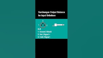 cara menyambung output Balance ke Input Unbalance #shotrs #sambungan #unbalance #balance #xlr #akai