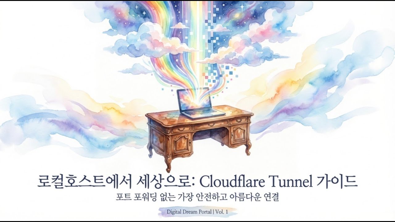 [Cloudflare Tunnel] 로컬 개발 환경을 안전하게 인터넷에 노출하기 | 클라우드플레어 터널로 안전하게 서버 만들기