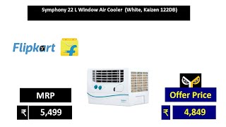 Symphony 22 L Window Air Cooler  White, Kaizen 122DB